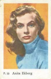 1958 Dutch Gum P Set #P33 Anita Ekberg Front