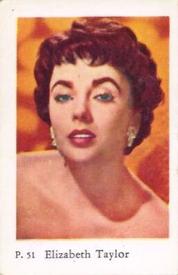 1958 Dutch Gum P Set #P51 Elizabeth Taylor Front