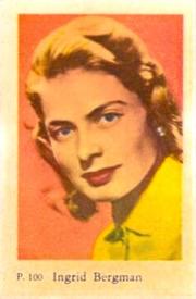 1958 Dutch Gum P Set #P100 Ingrid Bergman Front