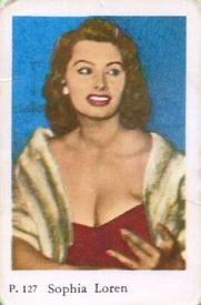 1958 Dutch Gum P Set #P127 Sophia Loren Front