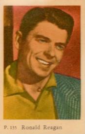 1958 Dutch Gum P Set #P135 Ronald Reagan Front