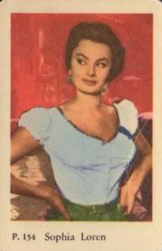 1958 Dutch Gum P Set #P154 Sophia Loren Front