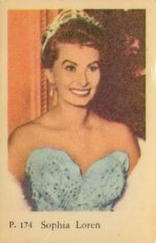 1958 Dutch Gum P Set #P174 Sophia Loren Front