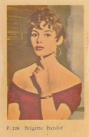 1958 Dutch Gum P Set #P228 Brigitte Bardot Front