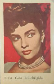 1958 Dutch Gum P Set #P254 Gina Lollobrigida Front