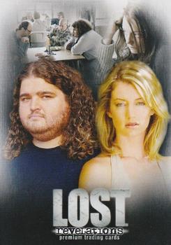 2006 Inkworks Lost Revelations - Promos #LR-3 (Hurley and Maggie; San Diego Comic Con) Front