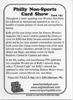 1994-21 Choice Philly Non-Sports Show #51 Ken Kelly Back