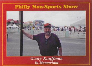 1994-21 Choice Philly Non-Sports Show #61 Geary Kauffman Front