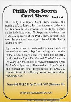 1994-21 Choice Philly Non-Sports Show #96 Jay Lynch Back