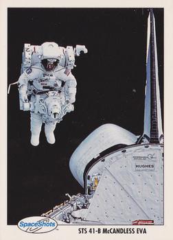 1990-92 Space Ventures Space Shots - Promos #5 STS 41-B McCandless EVA Front