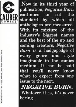 1995 Caliber Comics Promos #NNO Negative Burn Back