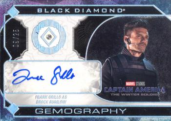 2021 Upper Deck Marvel Black Diamond - Gemography Auto Diamond #G-FG Frank Grillo Front