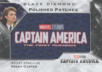 2021 Upper Deck Marvel Black Diamond - Polished Patches Manufactured Relics #PP-CA3 Hayley Atwell Front