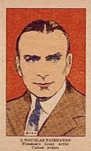1920 W538 Strip Cards #2 Douglas Fairbanks Front