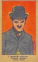 1920 W538 Strip Cards #7 Charles Chaplin Front