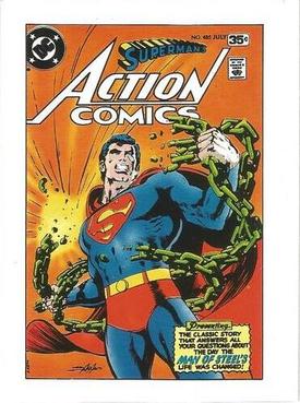 1990 Ertl DC Comics Super Heroes #NNO Action Comics #485 Front