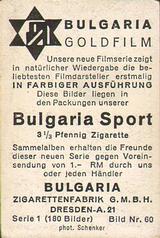1934 Goldfilm (Bulgaria, Constantin, Salem) #60 Trude Berliner Back