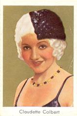 1934 Goldfilm (Bulgaria, Constantin, Salem) #143 Claudette Colbert Front