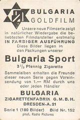 1934 Goldfilm (Bulgaria, Constantin, Salem) #152 Dolores Del Rio Back
