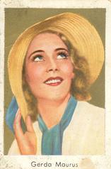 1934 Goldfilm (Bulgaria, Constantin, Salem) #199 Gerda Maurus Front