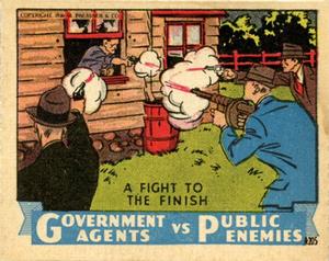 1936 M. Pressner & Co Government Agents vs Public Enemies (R61) #A205 A Fight to the Finish Front