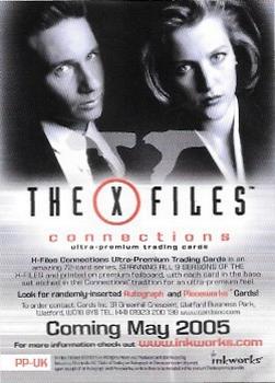 2005 Inkworks X-Files Connections - Promos #PP-UK Reyes and Doggett Back