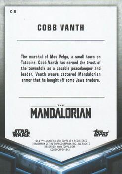 2021 Topps Star Wars: The Mandalorian Season 2 - Characters #C-8 Cobb Vanth Back