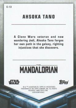 2021 Topps Star Wars: The Mandalorian Season 2 - Characters #C-13 Ahsoka Tano Back