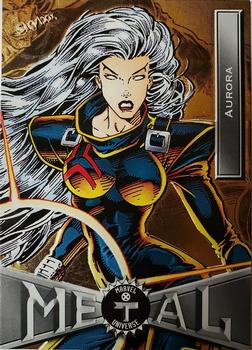 2021 SkyBox Metal Universe Marvel X-Men - Gold #3 Aurora Front