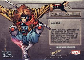 2021 SkyBox Metal Universe Marvel X-Men - Arc Weld #AW-24 Gambit Back