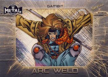 2021 SkyBox Metal Universe Marvel X-Men - Arc Weld #AW-24 Gambit Front