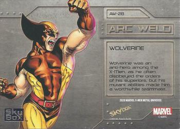 2021 SkyBox Metal Universe Marvel X-Men - Arc Weld #AW-28 Wolverine Back