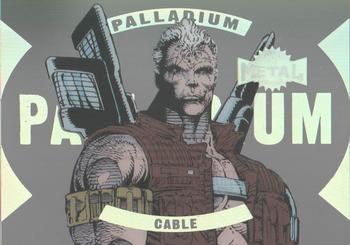 2021 SkyBox Metal Universe Marvel X-Men - Palladium #7 Cable Front