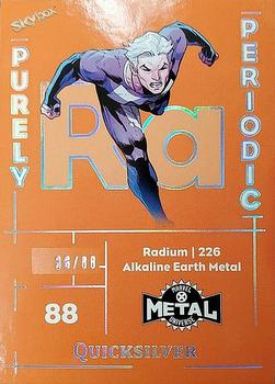 2021 SkyBox Metal Universe Marvel X-Men - Purely Periodic #PUP64 Quicksilver Front