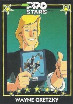 1991 Pro Stars Cartoon Show #NNO Wayne Gretzky Front