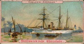 1897 Stollwerck Album 1 Gruppe 29 Deutsche Kriegsschiffe II (German Warships)  #I Seeadler Front