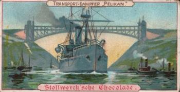 1897 Stollwerck Album 1 Gruppe 29 Deutsche Kriegsschiffe II (German Warships)  #VI Pelikan Front