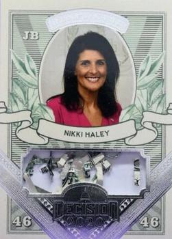 2021 Decision 2020 Series 2 - Money Card #MO62 Nikki Haley Front