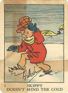 1933 Wheaties Skippy #1 Skippy Doesn’t Mind the Cold Front