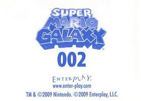 2009 Enterplay Super Mario Galaxy Stickers #002 Mario Back