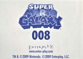 2009 Enterplay Super Mario Galaxy Stickers #008 Rosalina Back