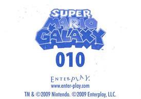 2009 Enterplay Super Mario Galaxy Stickers #010 Topmini Back