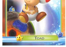 2009 Enterplay Super Mario Galaxy Stickers #013 Toad Front