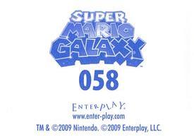 2009 Enterplay Super Mario Galaxy Stickers #058 Dino Piranha Back