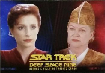 2018 Rittenhouse Star Trek Deep Space Nine Heroes & Villains - Promos #P2 Kira Nerys / Kai Winn Adami Front