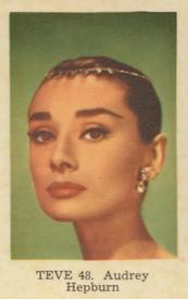1962 Dutch Gum Series TEVE #TEVE48 Audrey Hepburn Front