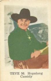 1962 Dutch Gum Series TEVE #TEVE56 Hopalong Cassidy Front