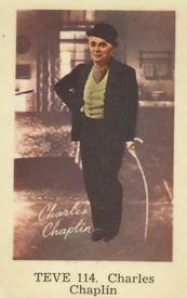 1962 Dutch Gum Series TEVE #TEVE114 Charles Chaplin Front