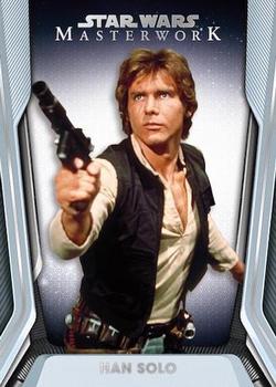 2021 Topps Star Wars Masterwork #46 Han Solo Front