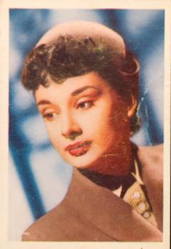1955 Parkhurst Movie and TV Stars (V339-8) #42 Audrey Hepburn Front